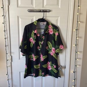 Happy bay short sleeve button up Hawaiian shirt